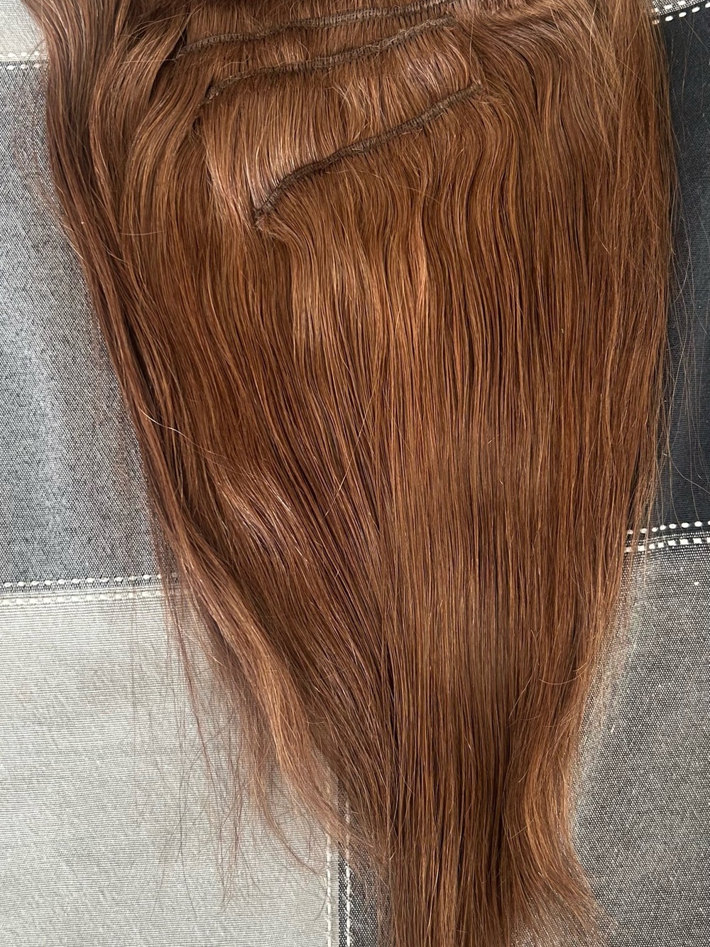 Clip in Human Hair Extensions -Shade 2 brown